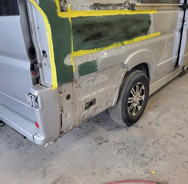 Mercedes Sprinter Van During